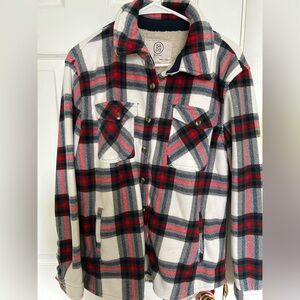 Women’s Plaid Button-Up Jacket